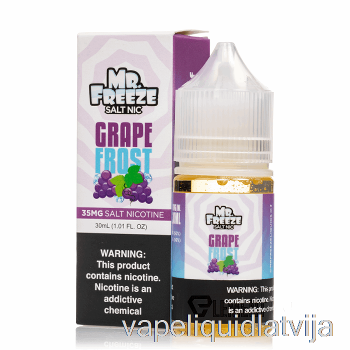 Grape Frost - Mr Freeze Salts - 30ml 35mg Vape šķidrums